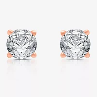 Ever Star (G / SI1-SI2) 3/8 CT. T.W. Lab Grown White Diamond 10K Gold 3.7mm Round Stud Earrings