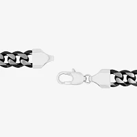 Stainless Steel Solid Curb Chain Bracelet