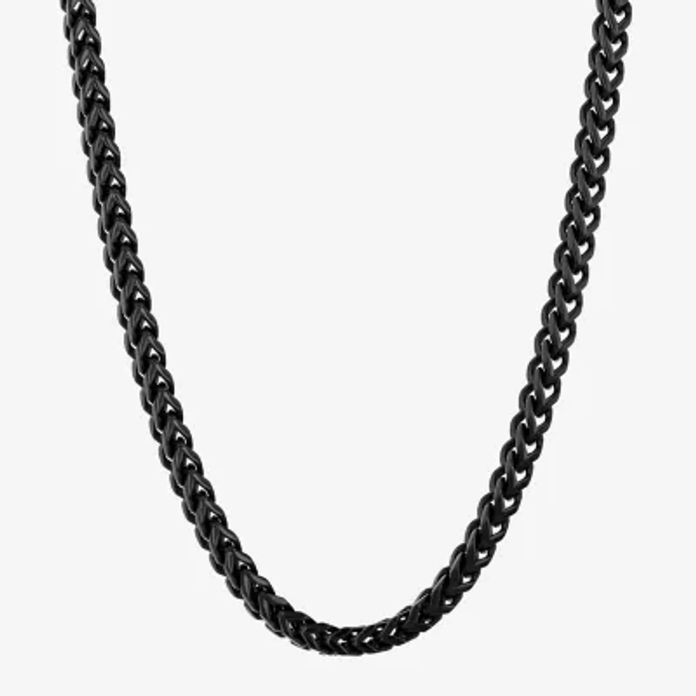 Men's Stainless Steel Solid Link Chain Necklace