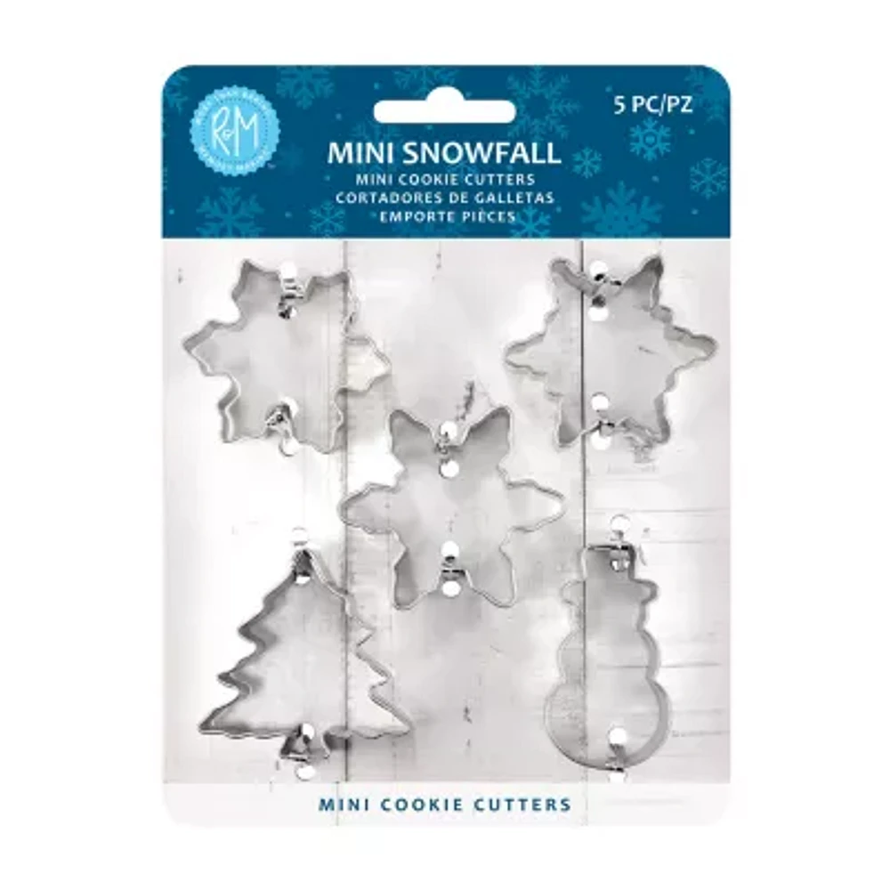 R&M International Llc Mini Snowfall 5-pc. Cookie Cutters