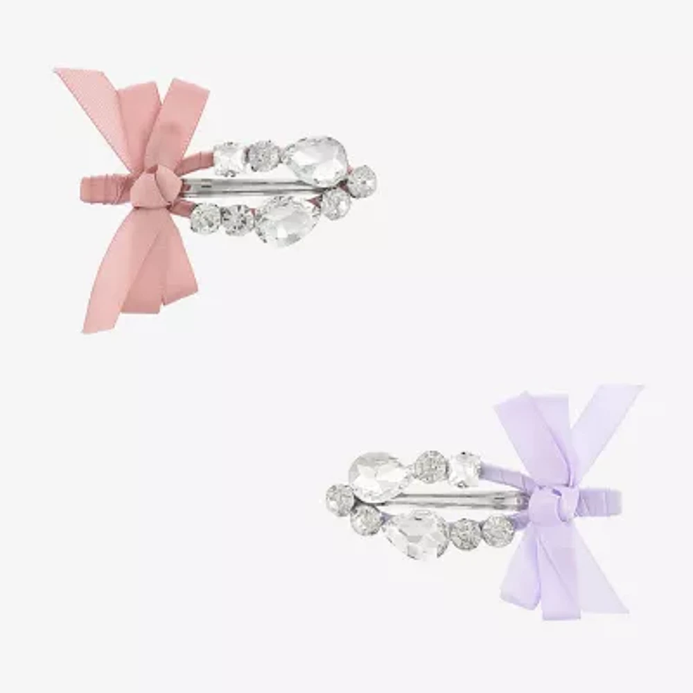 Bijoux Bar Bow 2-pc. Hair Clip