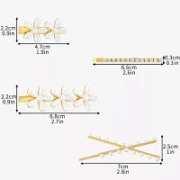 Bijoux Bar Flower 4-pc. Bobby Pin