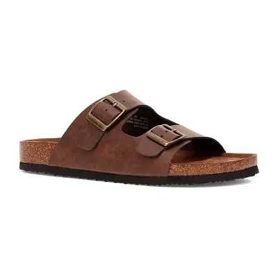 Frye and Co. Pomona Mens Adjustable Strap Footbed Sandals