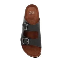 Frye and Co. Pomona Mens Adjustable Strap Footbed Sandals