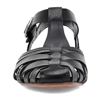 Frye and Co. Womens Meenah Adjustable Strap Flat Sandals