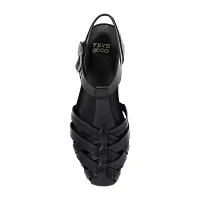 Frye and Co. Womens Meenah Adjustable Strap Flat Sandals