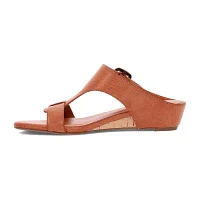 Frye and Co. Womens Ionia Wedge Sandals