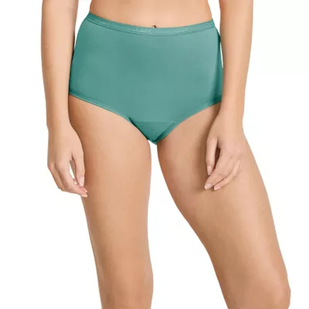 Jockey® Worry Free Cotton Stretch Moderate Absorbency Brief- 2580