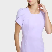 Marc New York Womens Short Sleeve Sheath Dress