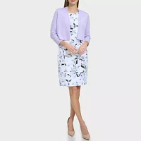 Marc New York Womens 3/4 Sleeve Shrug
