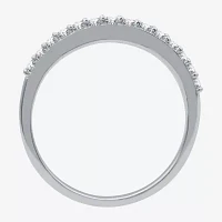 I Said Yes (H-I / I1) 1/4 CT. T.W. Lab Grown White Diamond Sterling Silver or 14K Gold Over Wedding Band