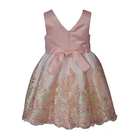 Bonnie Jean Toddler Girls Sleeveless Flower Girl Fit + Flare Dress