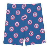 Disney Collection Little & Big Boys 2-pc. Captain America Short Set