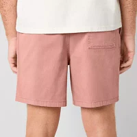 Arizona 6 1/2" Mens Twill Pull-On Short