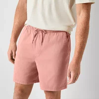 Arizona 6 1/2" Mens Twill Pull-On Short