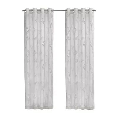 Anita Grommet Top Sheer Single Curtain Panels