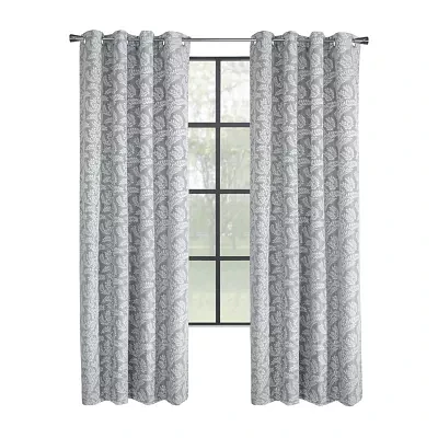 Patricia Energy Saving 100% Blackout Grommet Top Single Curtain Panel