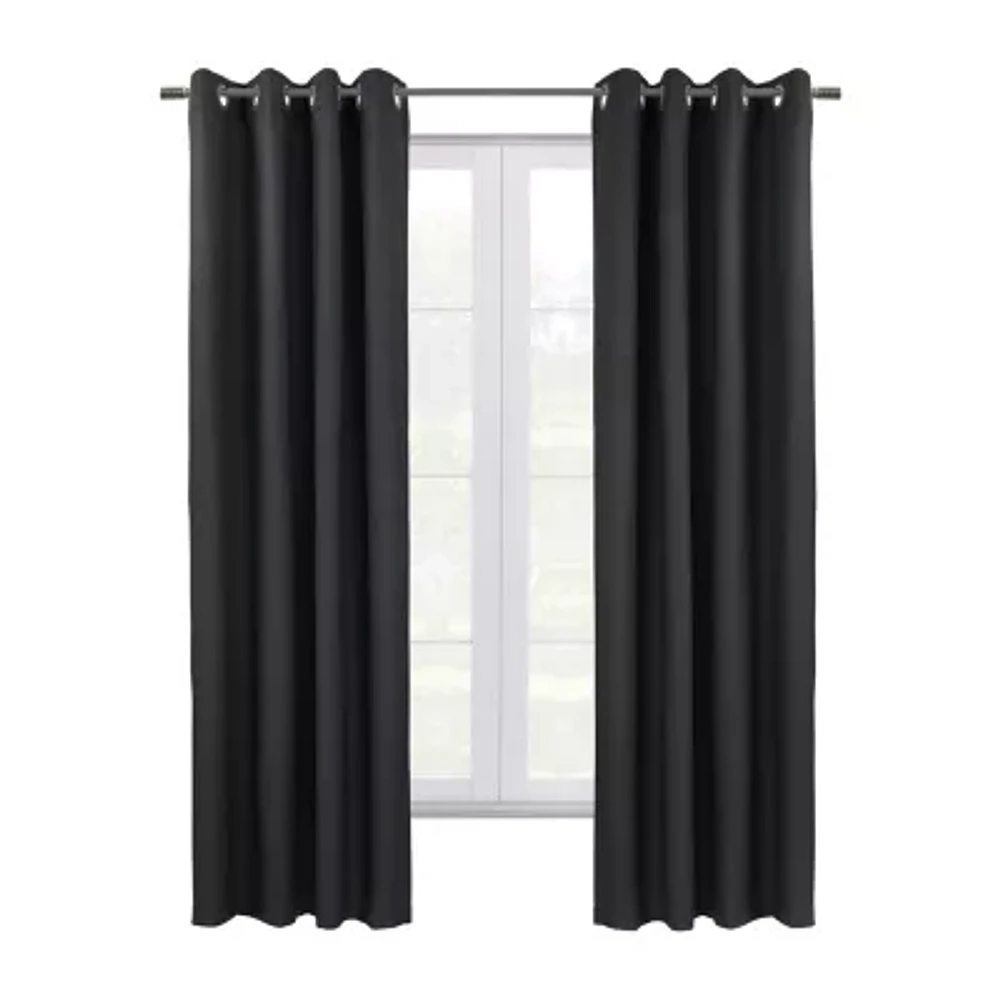 Shadow Energy Saving 100% Blackout Grommet Top Single Curtain Panel