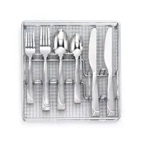 Cambridge Mena 40-pc. Flatware Set + Caddy