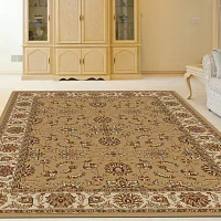 Como Kashan Traditional Oriental Indoor Rectangular Accent Rug