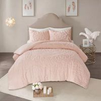 Madison Park Virginia 3pc Tufted Cotton Chenille Medallion Comforter Set