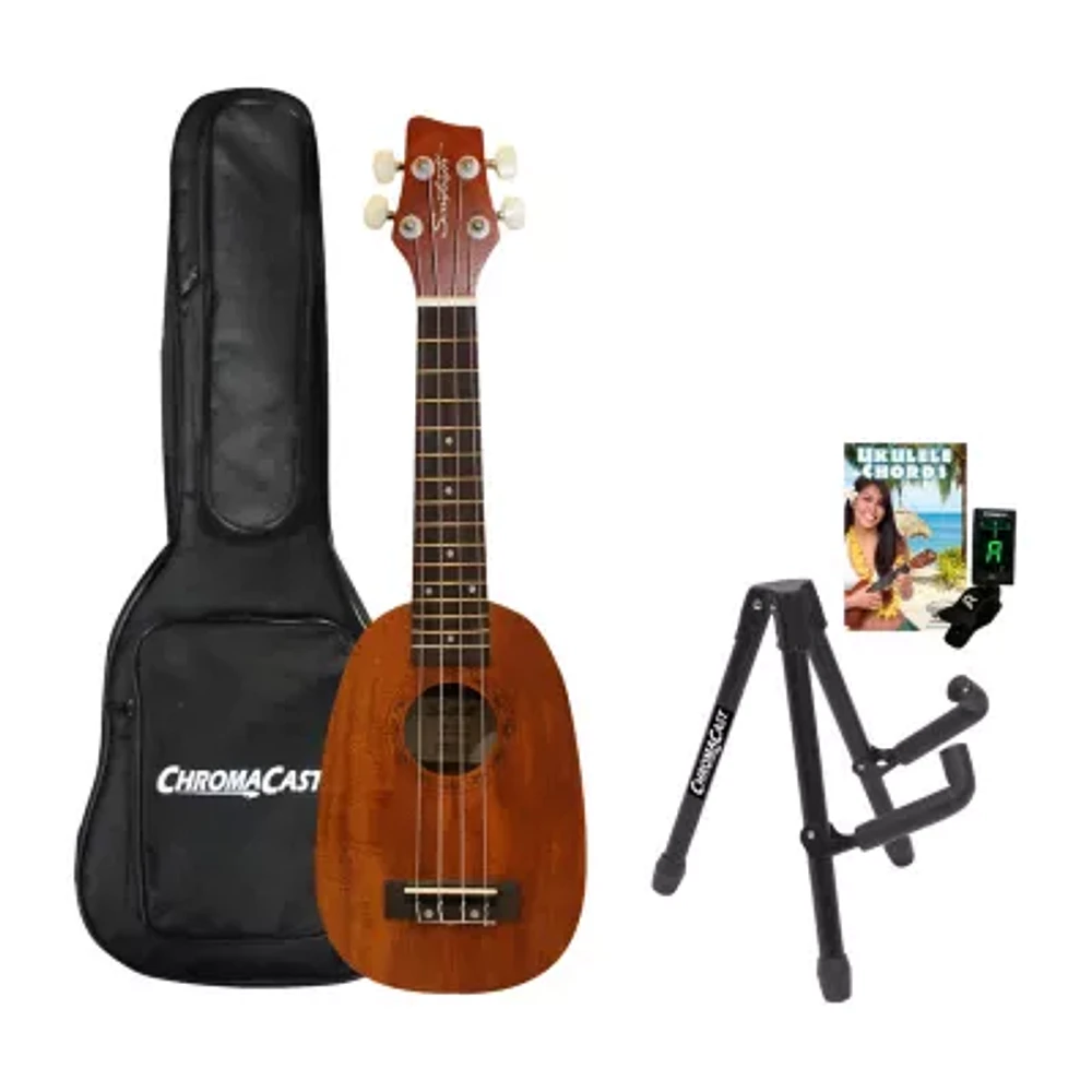 Sawtooth Mahogany Pineapple Soprano Ukulele Kit