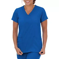 Jockey 2206 Womens V Neck Short Sleeve Scrub Tops