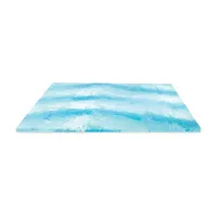 Bodipedic Home 2 Inch Gel Swirl Memory Foam Topper