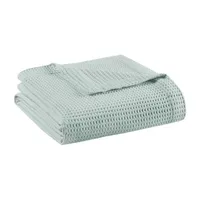 Beautyrest Waffle Weave Cotton Blanket