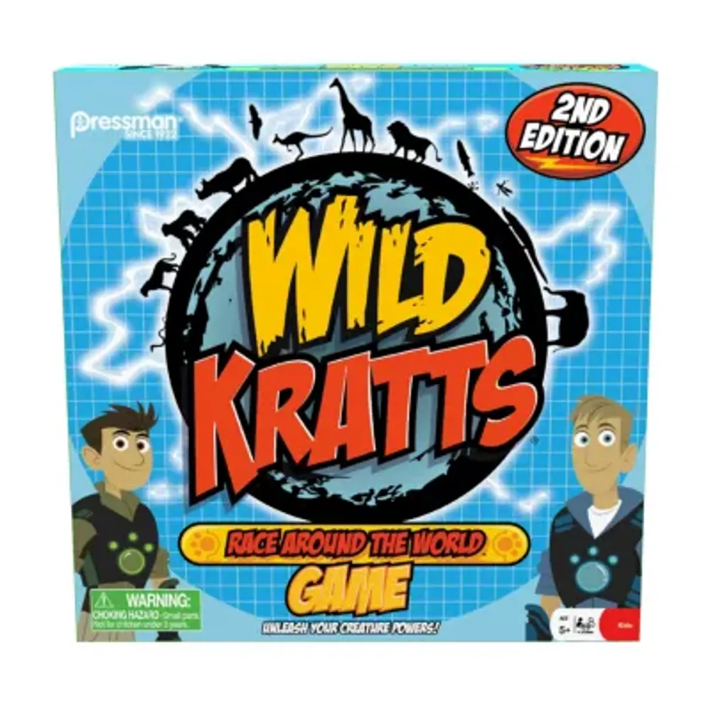 Pressman Wild Kratts Race Around The World Game 2nd Edition Board Game