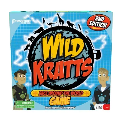 Pressman Wild Kratts Race Around The World Game 2nd Edition Board Game