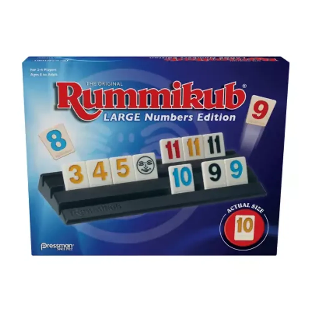 Pressman Rummikub Large Numbers Edition Dominoes