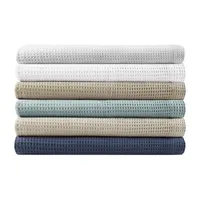 Beautyrest Waffle Weave Cotton Blanket