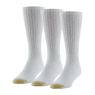 Gold Toe Ultra Tec 3 Pair Crew Socks Mens