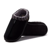 Dearfoams Mens Warner High Vamp Clog Slippers