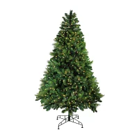 Northlight Medium Sequoia Mixed Artificial Warm White Led Lights 7 1/2 Foot Pre-Lit Pine Christmas Tree