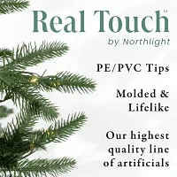 Northlight Medium Sequoia Mixed Artificial Warm White Led Lights 7 1/2 Foot Pre-Lit Pine Christmas Tree