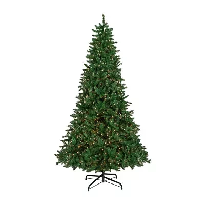 Northlight Twin Falls Artificial Clear Lights 9 Foot Pre-Lit Pine Christmas Tree