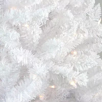 Northlight Medium Artificial Clear Lights 7 Foot Pre-Lit Christmas Tree