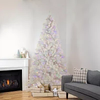 Northlight Seneca White Spruce Artificial  Dual Function Led Lights 6 1/2 Foot Pre-Lit Christmas Tree