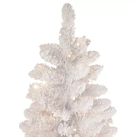 Northlight Medium Norway Artificial  Warm White Led Lights 6 1/2 Foot Pre-Lit Pine Christmas Tree