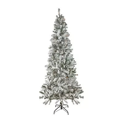 Northlight Slim Artificial  Clear Lights 6 Foot Pre-Lit Pine Christmas Tree