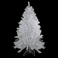 Northlight Full Icy White Spruce Artificial Unlit 7 Foot Christmas Tree