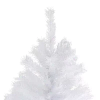 Northlight Full Icy White Spruce Artificial Unlit 7 Foot Christmas Tree