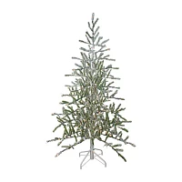 Northlight Medium Altwig Artificial Warm White Lights 5 Foot Flocked Pine Christmas Tree