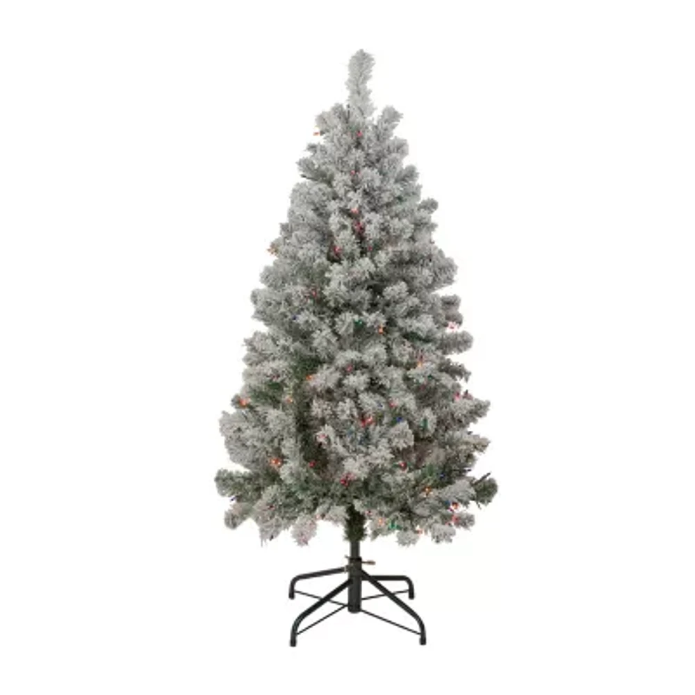 Northlight Madison Artificial Multi Lights 4 1/2 Foot Pre-Lit Pine Christmas Tree