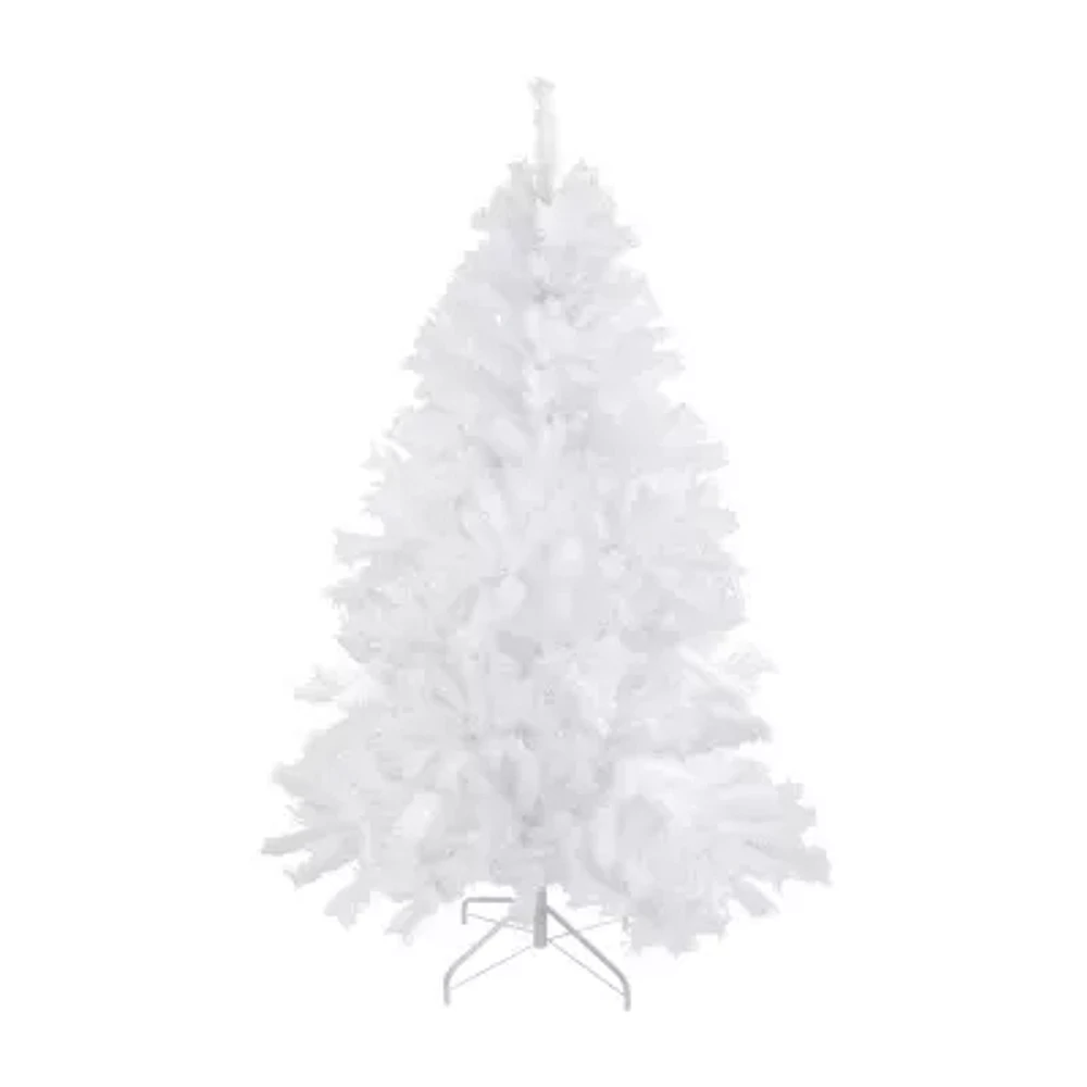 Northlight Icy White Iridescent Spruce Artificial Unlit 6 Foot Christmas Tree