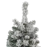 Northlight Madison Artificial  Unlit 4 1/2 Foot Flocked Pine Christmas Tree