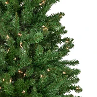 Northlight White River Artificial Pencil Clear Lights 4 1/2 Foot Pre-Lit Fir Christmas Tree