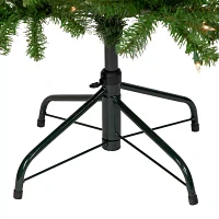 Northlight White River Artificial Pencil Clear Lights 4 1/2 Foot Pre-Lit Fir Christmas Tree